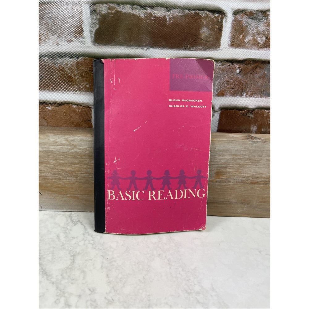 VTG Basic Reading 2-2 McCracken & Walcutt Phonic Book Hardcover textbook 1963